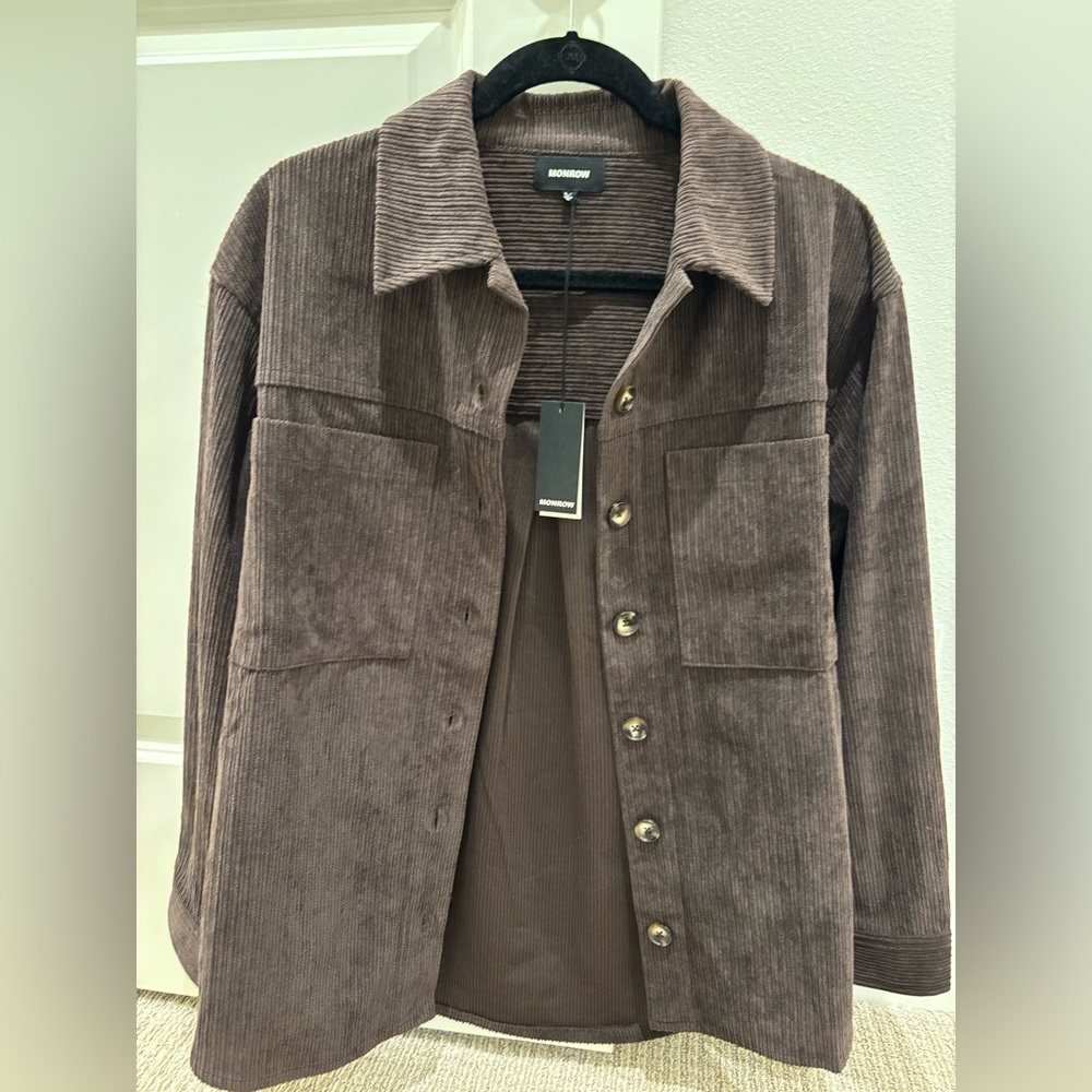 New with tags Monrow corduroy jacket size XS